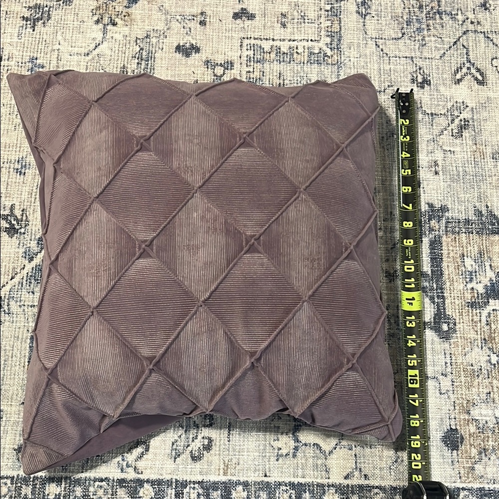 Elegant Purple Throw Pillows - Picture 2 of 2